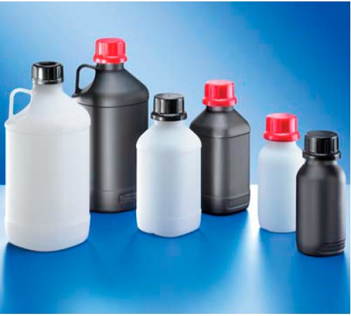 Бутыль Kautex узкогорлая 2500 мл, HDPE, Ø 45 мм, черный цвет, без крышки, с сертификатом ООН Бутыль Kautex узкогорлая 2500 мл, HDPE, Ø 45 мм, черный цвет, без крышки, с сертификатом ООН