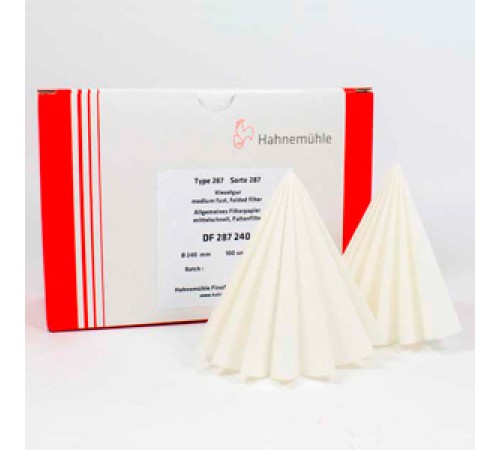 Кизельгуровые фильтры Hahnemühle 287, складчатые, Ø 240 мм Кизельгуровые фильтры Hahnemühle 287, складчатые, Ø 240 мм