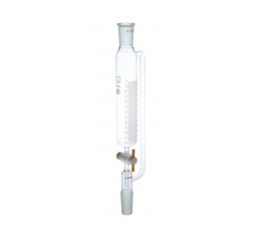 Воронка капельная цилиндрическая Kimble 125 мл, 24/40, с градуировкой, PTFE кран, с противодавлением, без пробки, стекло (Артикул 634530-0125) Воронка капельная цилиндрическая Kimble 125 мл, 24/40, с градуировкой, PTFE кран, с противодавлением, без пробки, стекло (Артикул 634530-0125)