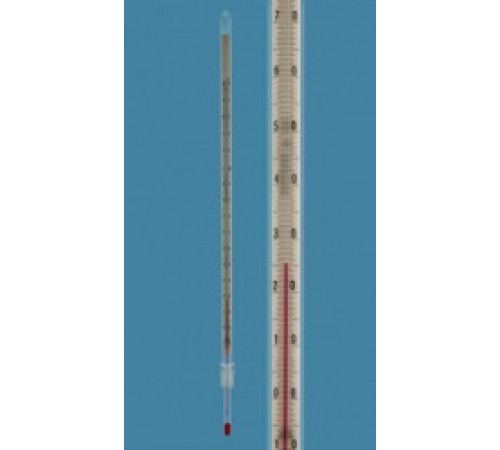 Термометр Amarell на шлифе NS 14,5/23, -10...+150/1°C, глубина погружения 77 мм (Артикул D262350-FL) Термометр Amarell на шлифе NS 14,5/23, -10...+150/1°C, глубина погружения 77 мм (Артикул D262350-FL)